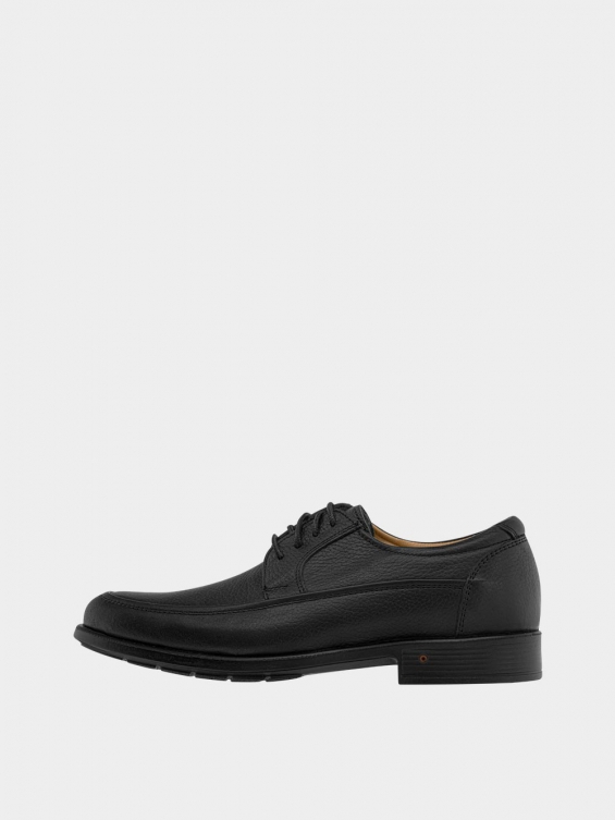 کفش کلاسیک مردانه تورينا بندی MS3015 مشکی چپ