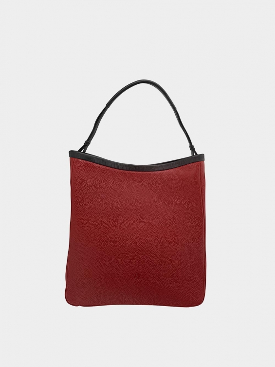 کیف دوشی زنانه آدرینا LHB4578 قرمز مشکی