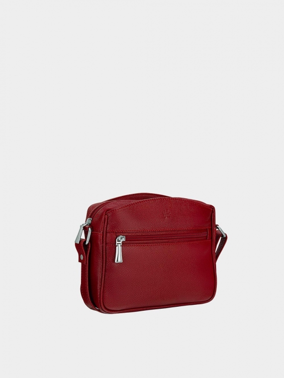 کیف دوشی زنانه خاتون Fr- LHB4025 قرمز