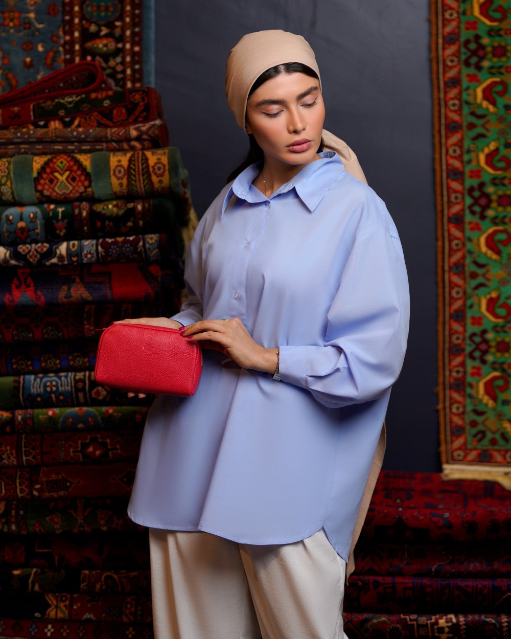 کیف آرایشی زنانه پاچ نوین چرم