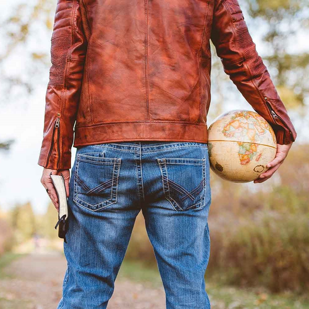 کت چرم پتینه دار ترند 2026